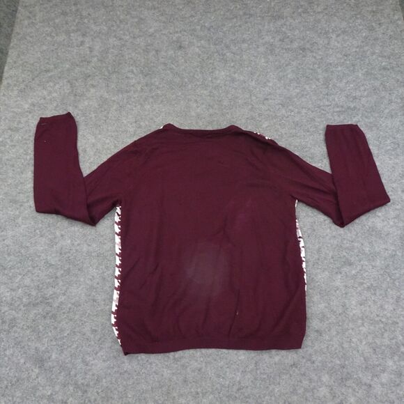 Tommy Hilfiger Sweater Womens Medium Cardigan Houndstooth Luxury Wool B - Picture 12 of 14